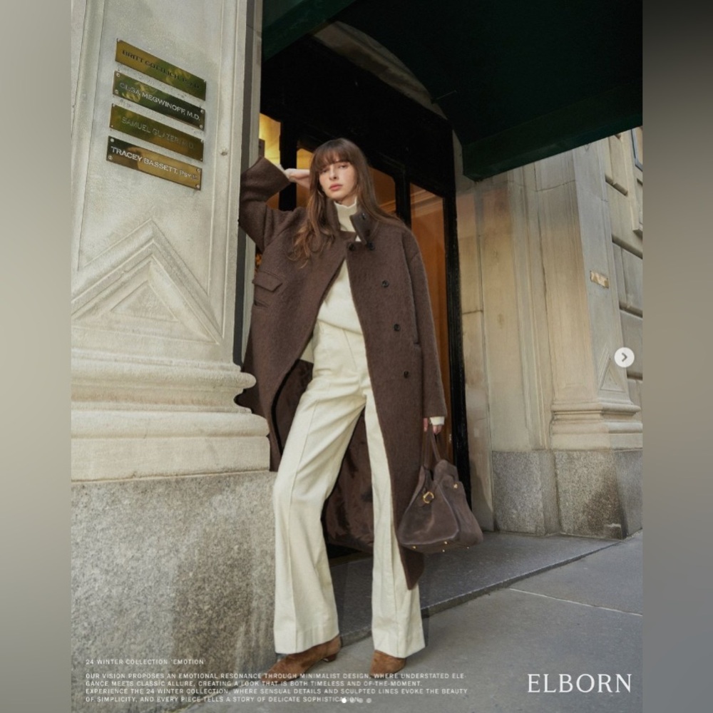 ELBORN WINTER 24 Kayla Alpaca Long Coat